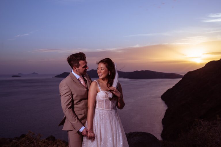 santorini wedding photoshoot