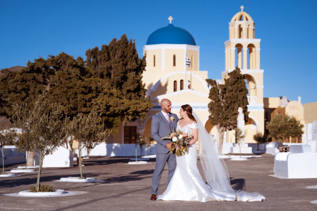 Read more about the article What’s the Difference Between a Wedding Photographer and an Elopement Photographer in Santorini?