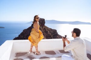 Best proposal photographer Santorini