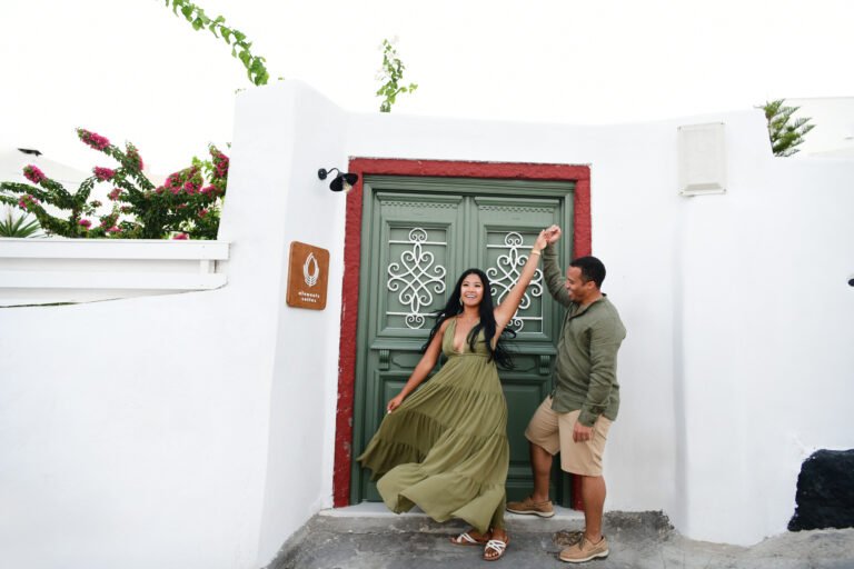 Megalochori santorini photoshoot