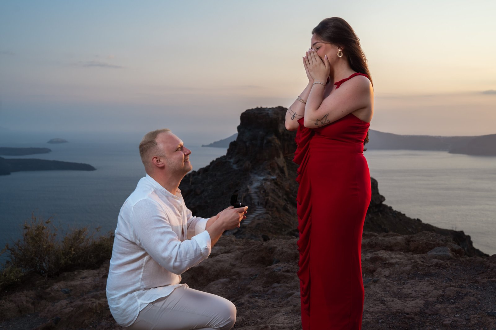 Santorini proposal packages photographer