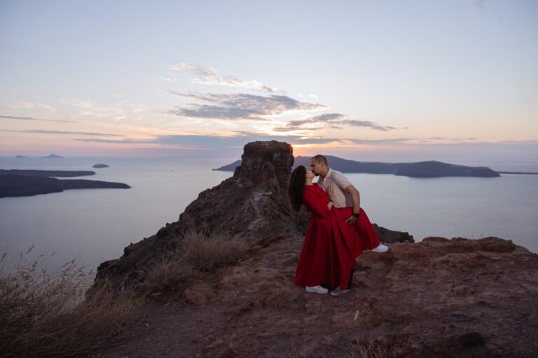 Next-Day Photoshoot in Santorini: